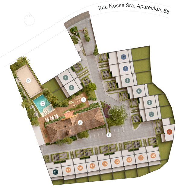 Planta de Implantação Villa Portal Zona Sul